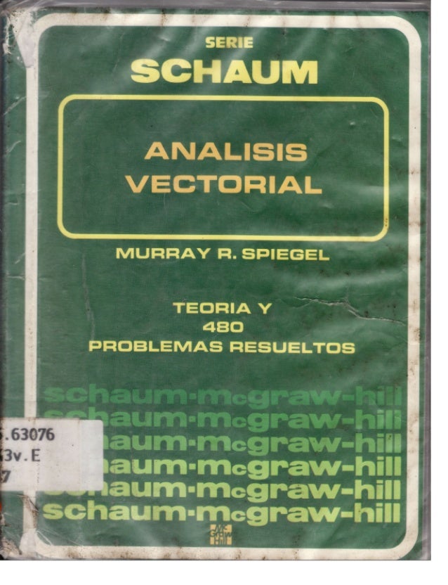 analisis vectorial schaum